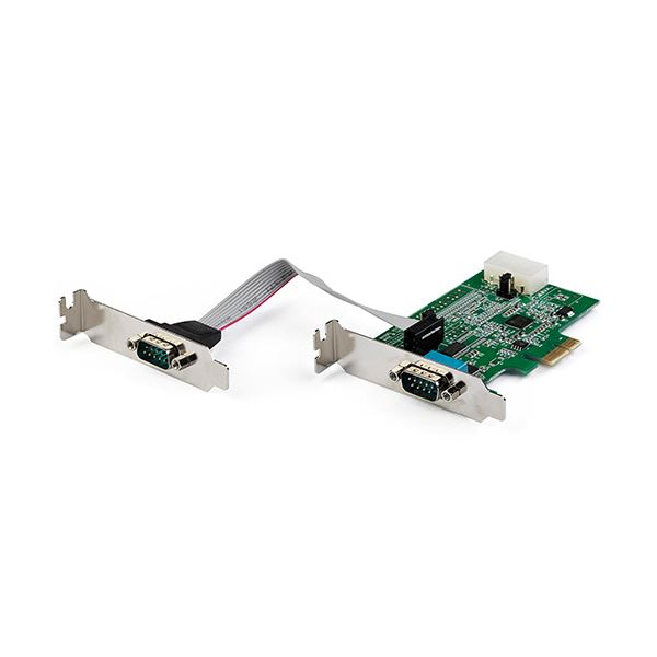StarTech.com RS232Cシリアル2ポート増設PCIeカード PEX2S953LP 1個 13,335円