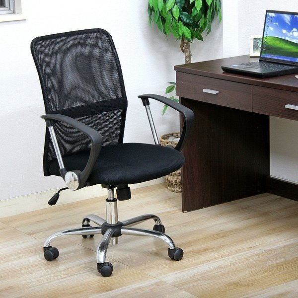 デスクチェア オフィス メッシュ 肘置き キャスター 昇降 ロッキング ワーク パソコン 椅子 送料