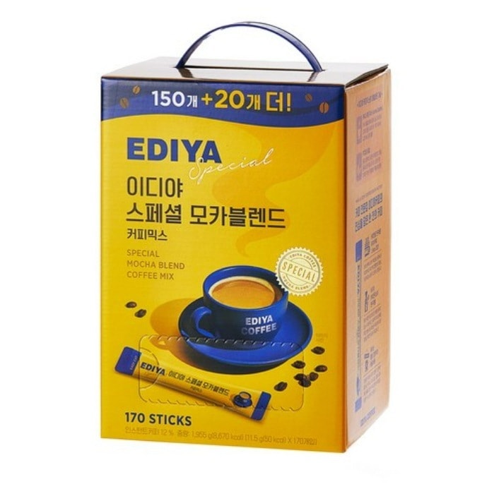 [スペシャルモカブレンド コーヒーミックス 11.5g x 170本]コーヒーミックス 韓国インスタントコーヒー スペシャルモカブレンド 韓国人気コーヒー イディヤコーヒー モカコーヒー クリーミーコ