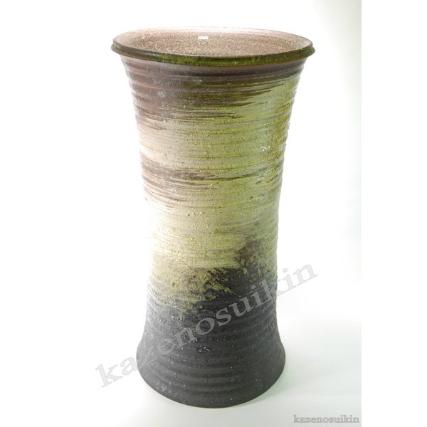 古陶窯変鼓型傘立 （信楽焼き陶器傘立梅雨玄関収納M）