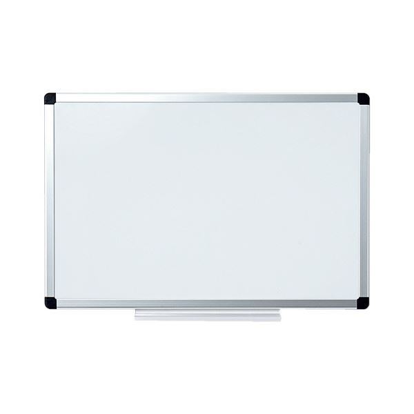 （まとめ） TANOSEEアルミフレームホワイトボード 無地 M 450x300mm 1枚 [x5セット]