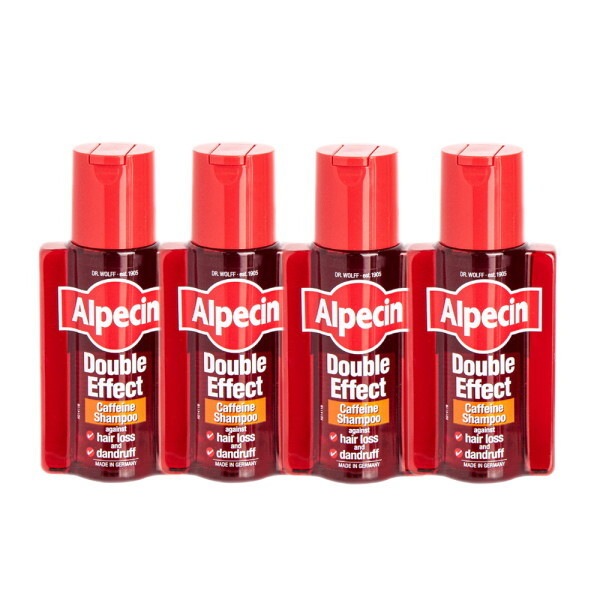 ダブルエフェクト カフェイン シャンプー 200ml x 4個