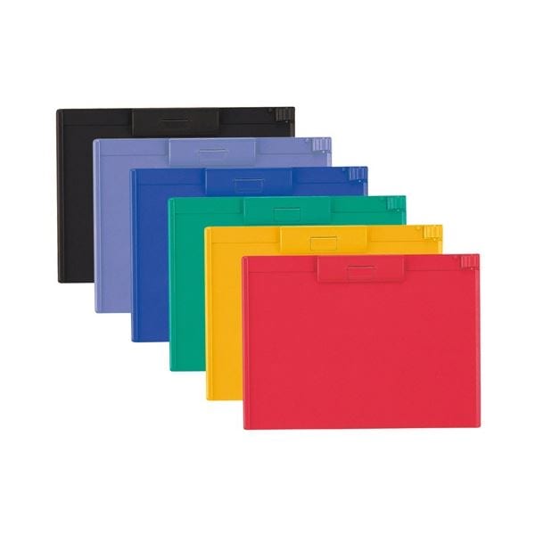 (まとめ) リヒトラブ クリップボード A4ヨコ 青 A-987U-8 1枚 (×20セット)