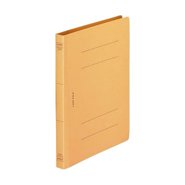 (まとめ) ライオン事務器 フラットファイル(環境)樹脂押え具 A5タテ 150枚収容 背幅18mm 黄 A-537KA5S 1冊 (×30セット)