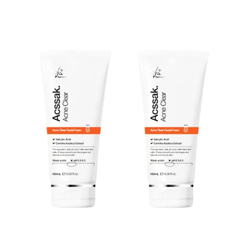 1+1 機能性ニキビ洗顔料 バハフォームクレンジングアークサック120ml (病院/皮膚科入店)