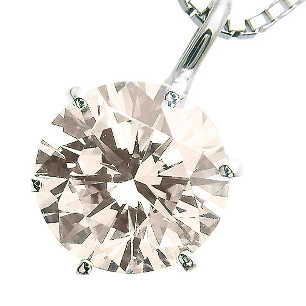 ダイヤモンド ネックレス一粒0.60カラット ペンダント /推計SI-2クラリティ