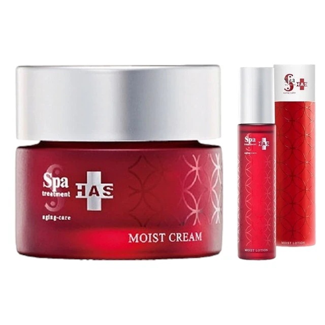 [国内正規品]HAS モイストクリーム 30ｇ とHAS モイストローション 120ml のセット スキンケアコフレ　濃厚　エイジングケア