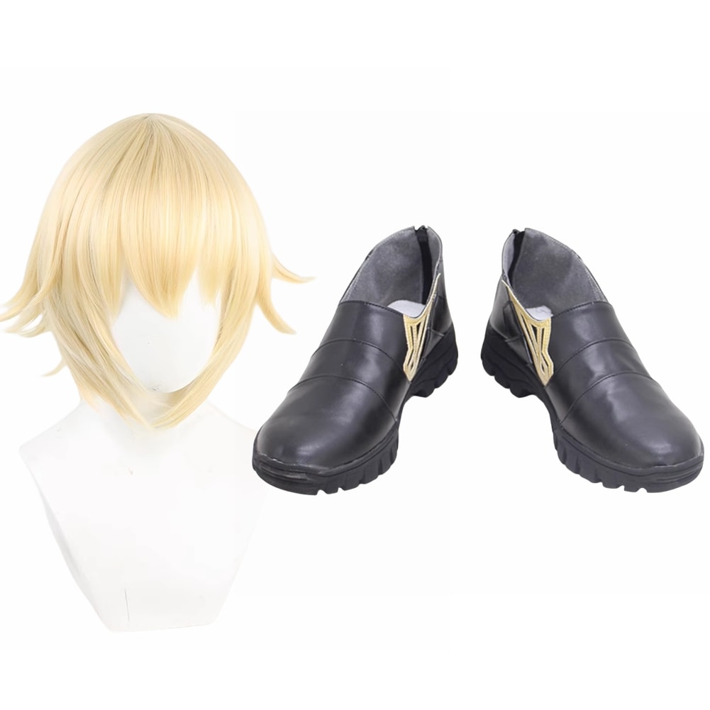 ダインスレイヴ コスプレ靴 ブーツ ウィッグ付き コスプレ 演出服 アニメ 祭り ハロウィン クリスマス 学園祭 文化祭 仮装