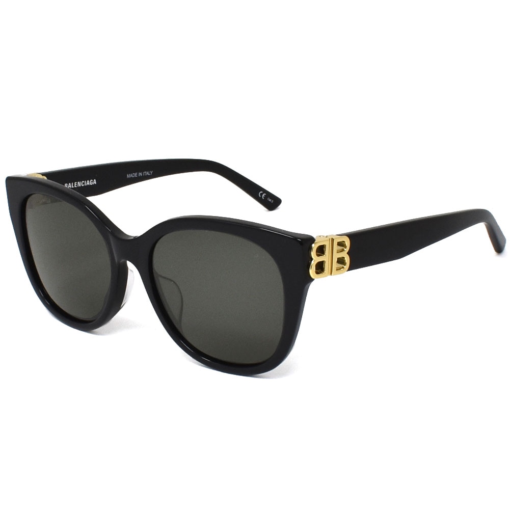 バレンシアガ サングラス メンズ レディース BALENCIAGA Sunglasses アジアンフィット BB0103SA-001