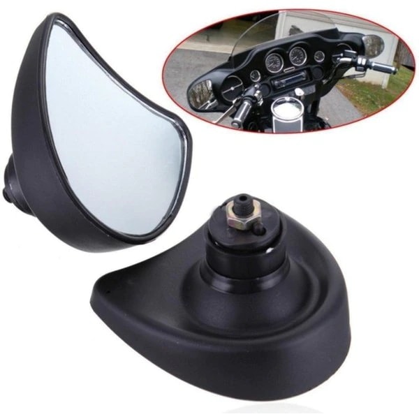 ハーレー 10mm 広角 ミラー ストリートグライド FLHX エレクトラグライド FLHT FLHTK FLHTCU 1996-2013