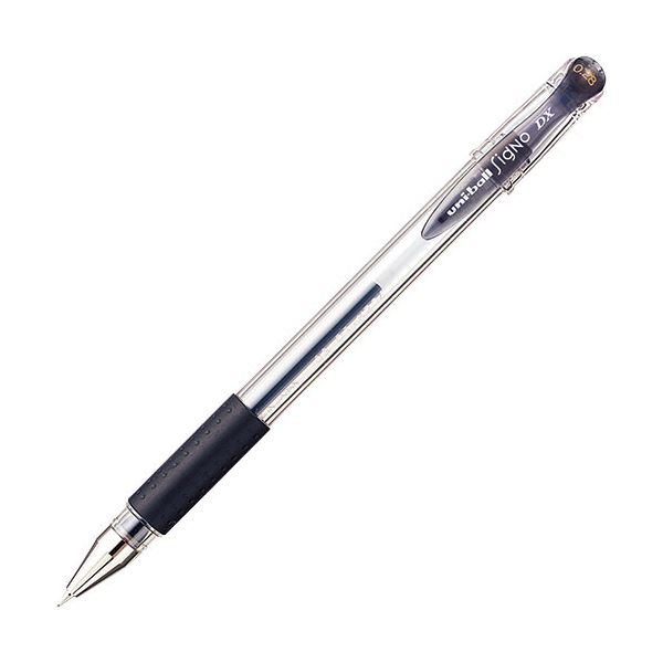 (まとめ) 三菱鉛筆 ゲルインクボールペン ユニボール シグノ 超極細 0.28mm 黒 UM15128.24 1本 (×100セット)