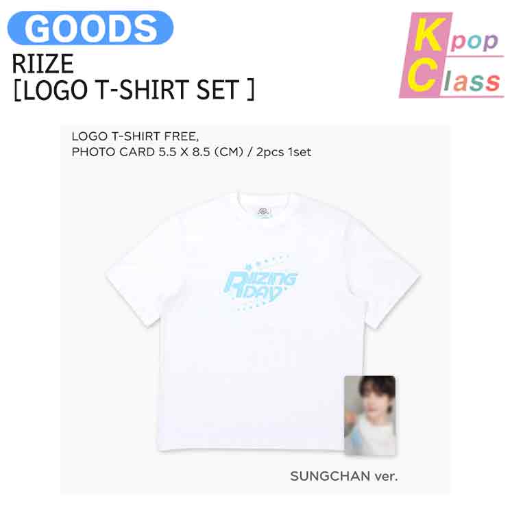 国内発送 RIIZE [ LOGO T-SHIRT SET ] RIIZING DAY FINALE in SEOUL OFFICIAL MD / 公式グッズ / 予約商品
