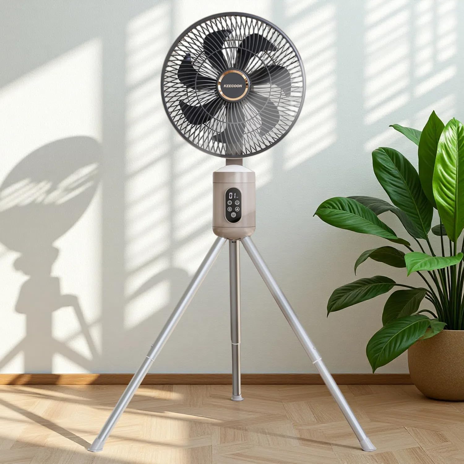 扇風機 コードレス 充電式 キャンプ 扇風機 dcモーター リビング扇風機 サーキュレーター 首振り 静音 強力 大型 アウトドア 折り畳み ポータブル扇風機 コンパクト 12000mAhバッテリー