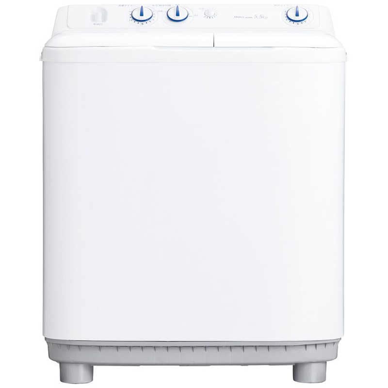 ハイアール　二槽式洗濯機 洗濯5.5kg　JW-W55G-W ホワイト（標準設置無料）