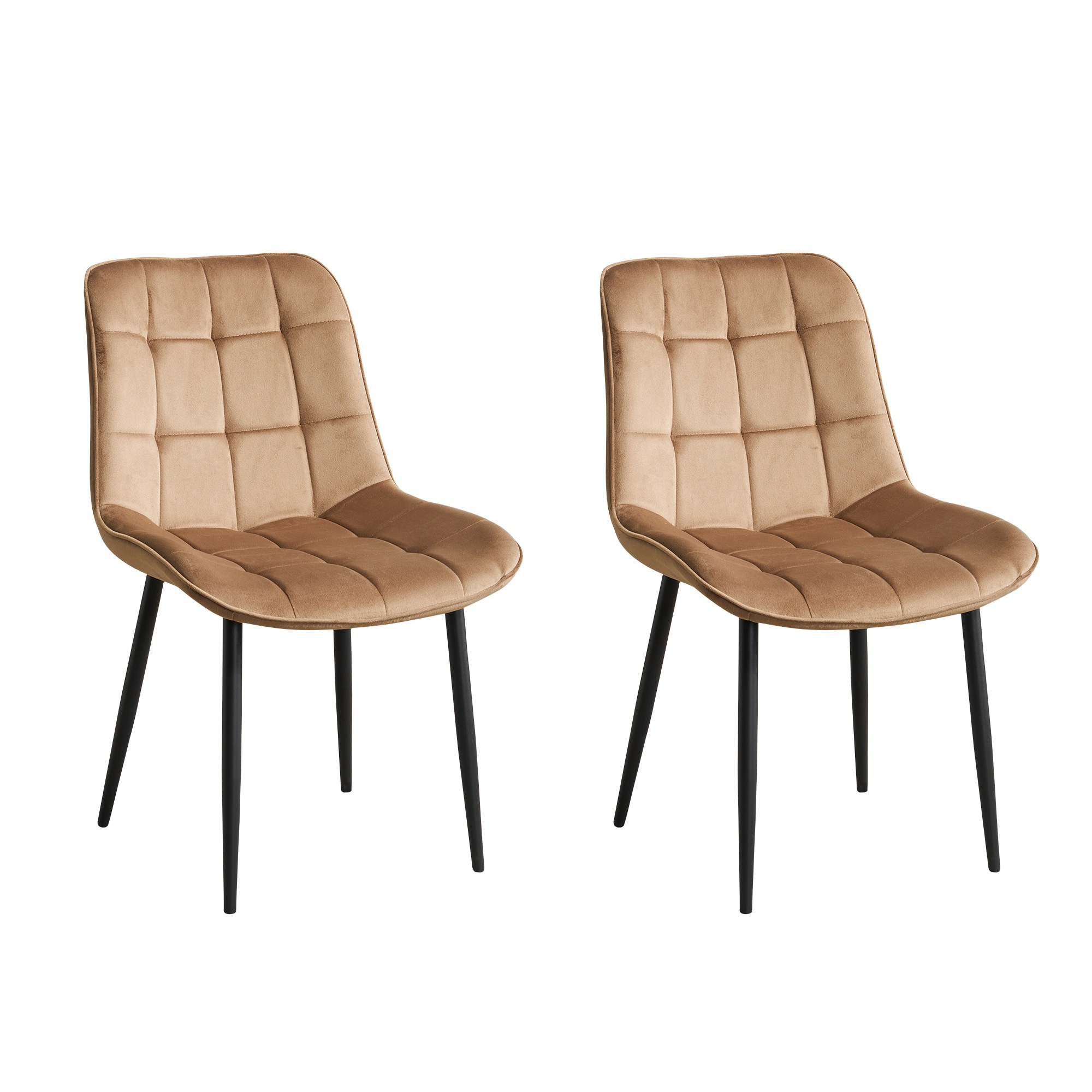 【2脚】ダイニングチェア 椅子 ベルベット座面 コンパクト スチール脚 来客対応チェア おしゃれ 組立簡単 北欧風 イス テレワーク 在宅ワーク耐荷重130kg360