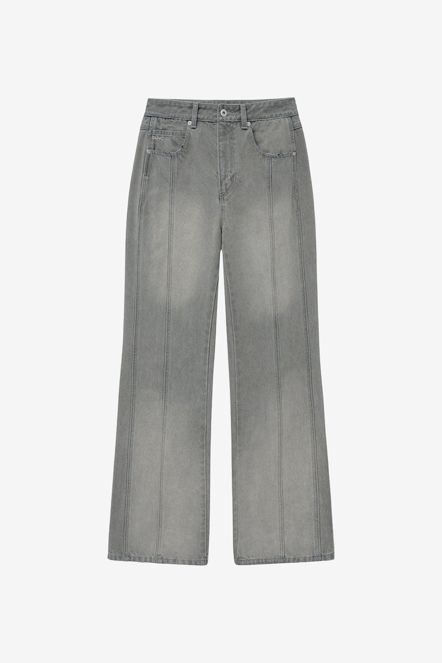 【INSILENCE】 DIVIDE BOOTCUT DENIM : ASH GREY 14,688円