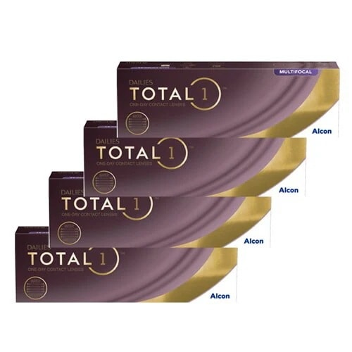 メガ割対象 【処方箋提出必須】デイリーズトータルワンマルチフォーカル(30枚入り)4箱/宅配便またはレターパックプラス/遠近両用