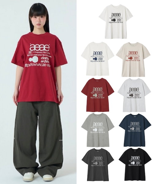 Qoo10 aeae RAVE CROP ロゴ 半袖 プリント