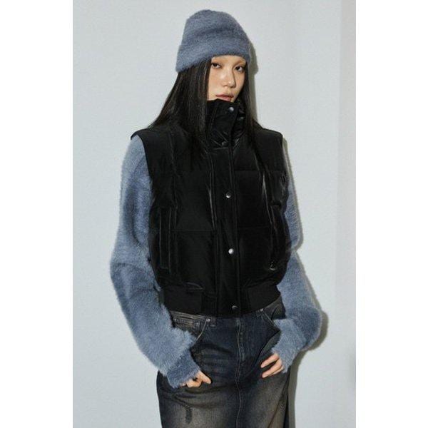 女性シルクショート丈ダウンベストダックダウンベストDW730 DJ