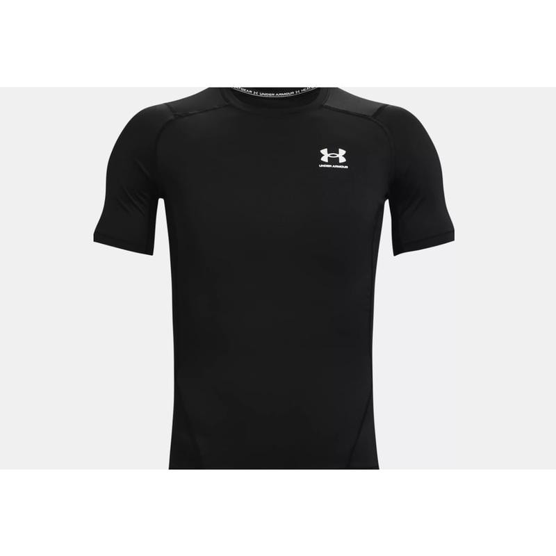 HeatGear半袖機能性ブラックタイツ1361518-001