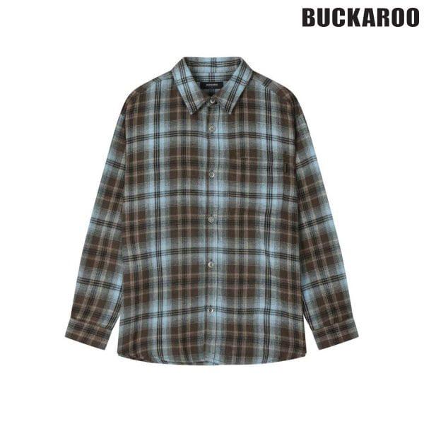 [驪州店] 男性フランネルワンポケットチェックシャツ(B251SH300P)