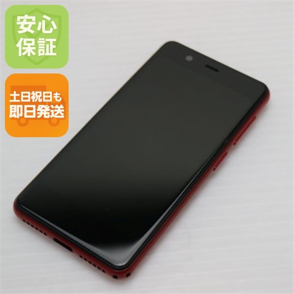 新品同様 Rakuten Mini クリムゾンレッド 白ロム 楽天 137