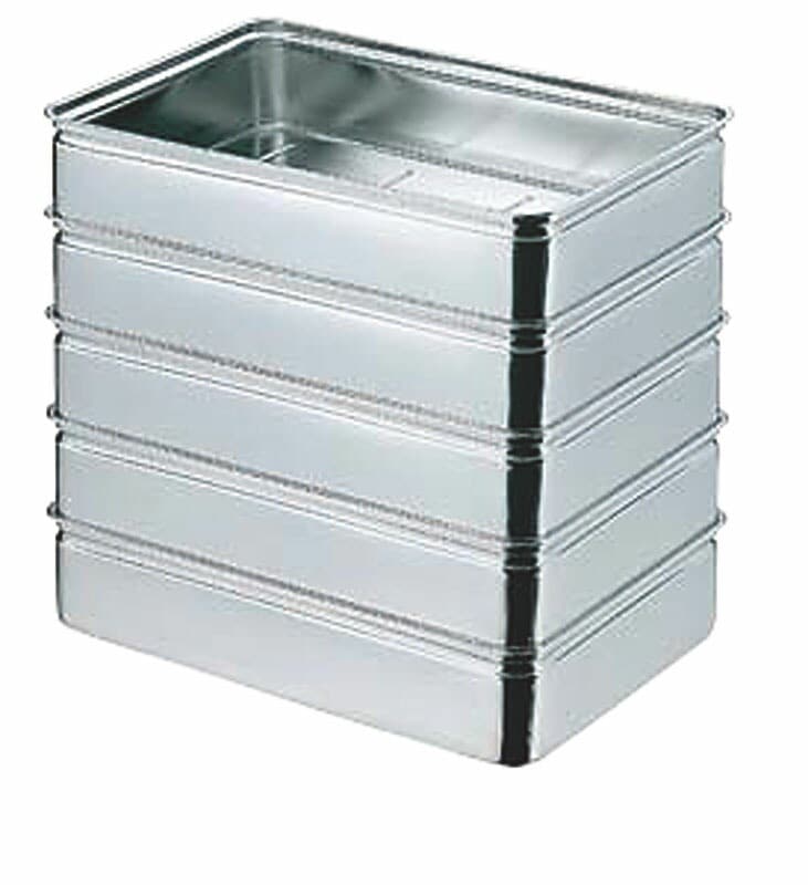 赤川器物製作所 AG 18-8番重バット 中 深型