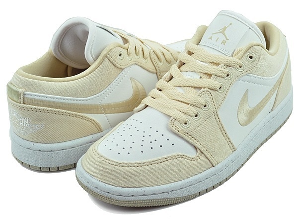 ウィメンズ エアジョーダン1 ロー fn3722-701 キャンバス チーム ゴールド セイル MOVE TO ZERO