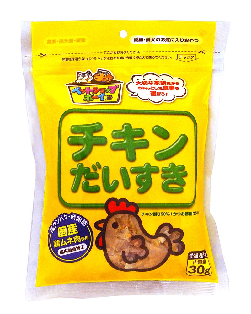 （まとめ買い）マルトモ チキンだいすき 30g 犬用おやつ [x10]