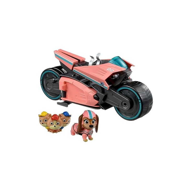 タカラトミー(TAKARA TOMY) パウパトロール ザマイティムービー リバティ マイティレスキューバイク ＆ ジュニアパトローラーズ