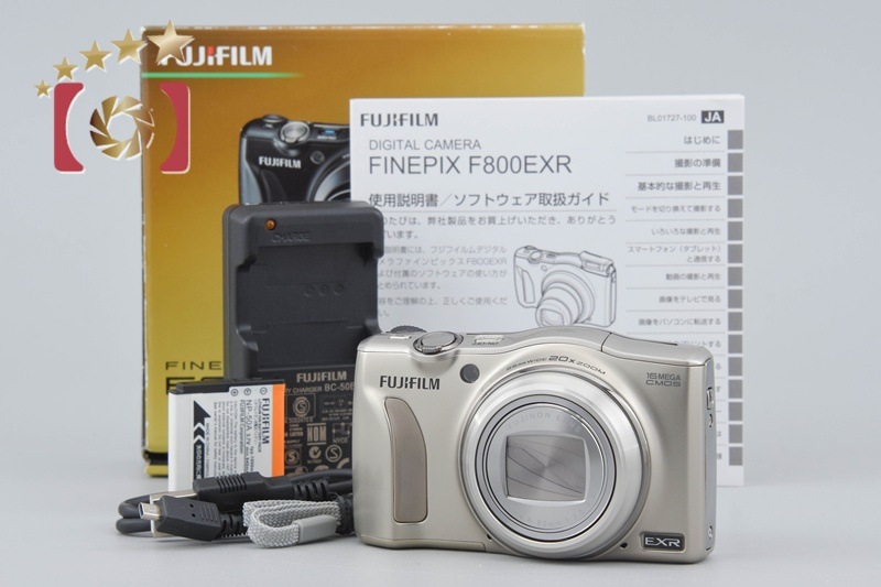富士フイルム FINEPIX F800EXR シャンパンゴールド コンパクトデジタルカメラ 元箱付き