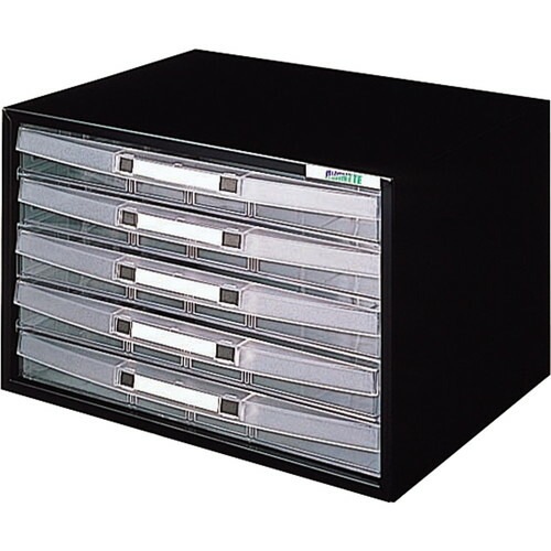 ナカバヤシ　アバンテケース　Ａ４　横型　５段　クロ　AL-W5-D