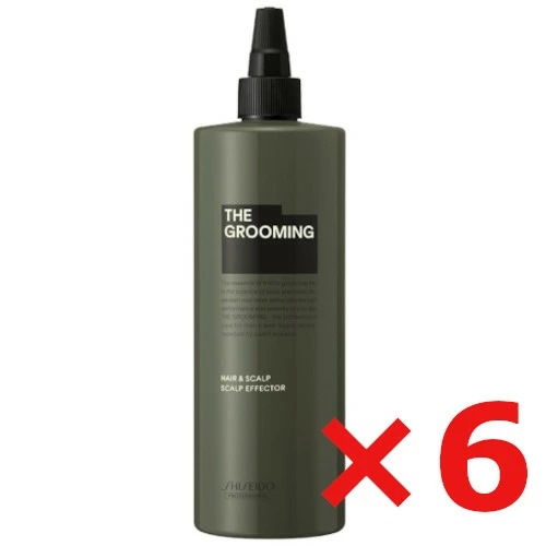 【送料無料】 資生堂 シセイドウ ／ MEN ／ ザ・グルーミング スカルプエフェクター 480ml 【6個セット】／ GE スカルプエッセンス （医薬部外品） サロン専売品 ／ ヘア＆ス