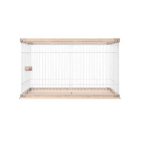 ウッディサークル PWSR-1280V ライトナチュラル ケージ 小型犬・中型犬用 スライド扉 幅120cm ペットゲージ　ペットケージ ペットサークル 犬ゲージ