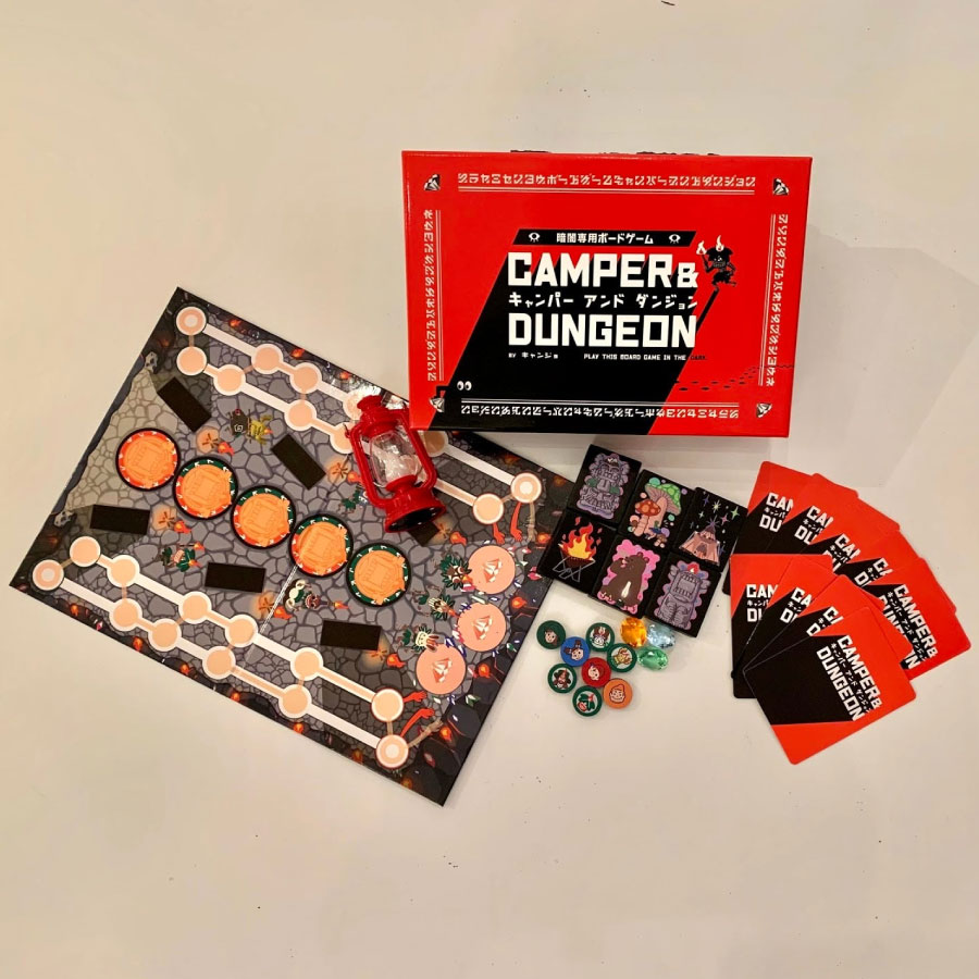 キャンジョ キャンパーアンドダンジョン 日本語版 暗闇ボードゲーム