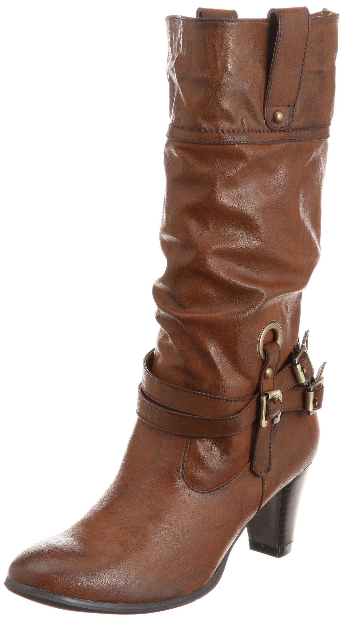 [ジェリービーンズ] JELLYBEANS ベルト使いミドルブーツ