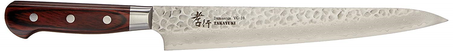 全品送料0円 Sakai Takayuki 24 cmSujibikiダマスカスハンマーvg10