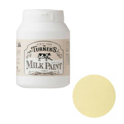 他サイト： ターナー色彩 アクリル絵具 ミルクペイント ハニーマスタード MK450011 450ml　DIY ペイント 水性の商品画像