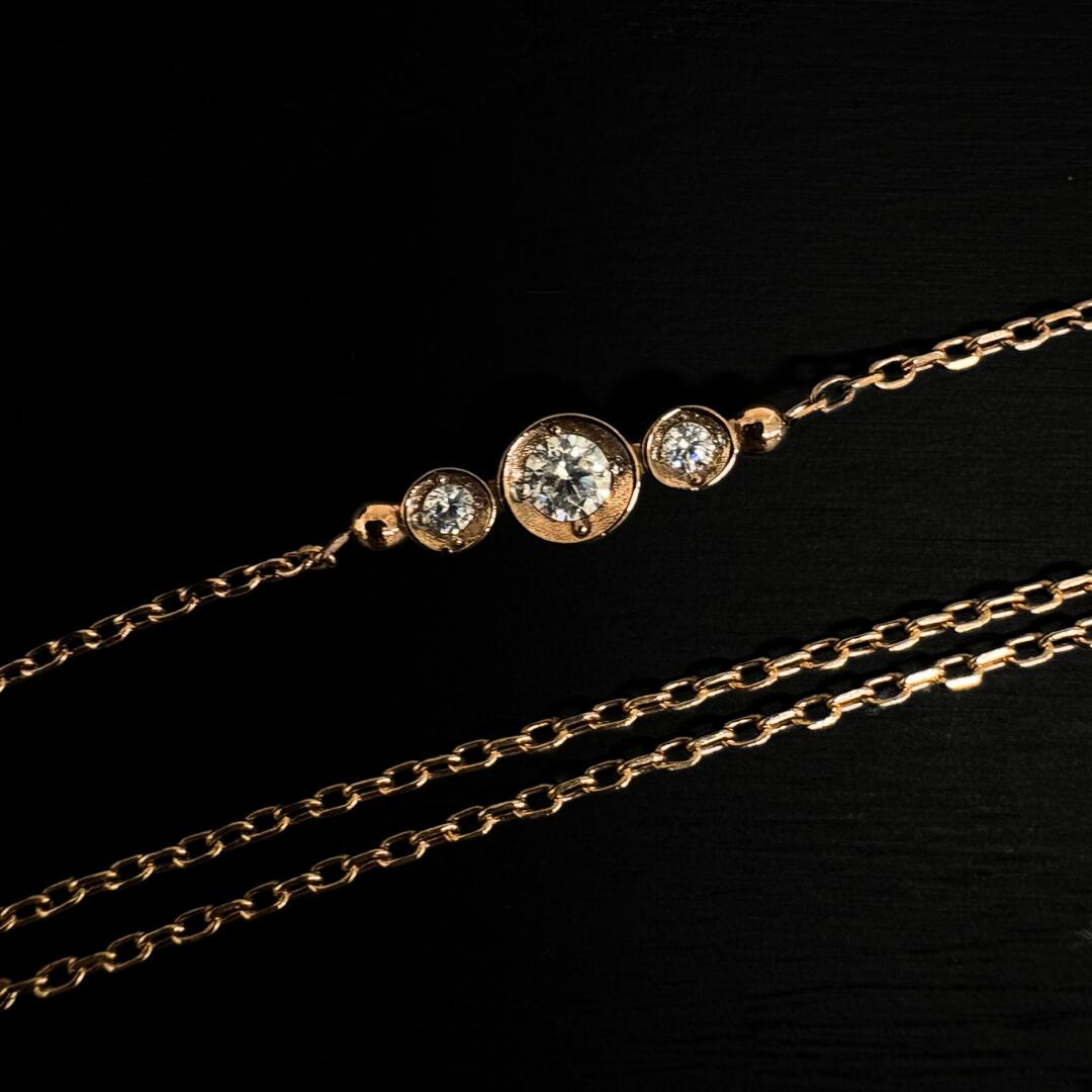 正規品 ナチュラルピュア ブレスレット アンクレット レディース シンプル おしゃれ ピンクゴールドカラー サージカルステンレス ステンレス 金属アレルギー 対応 結婚式 結婚記念日 誕生日 プレゼン