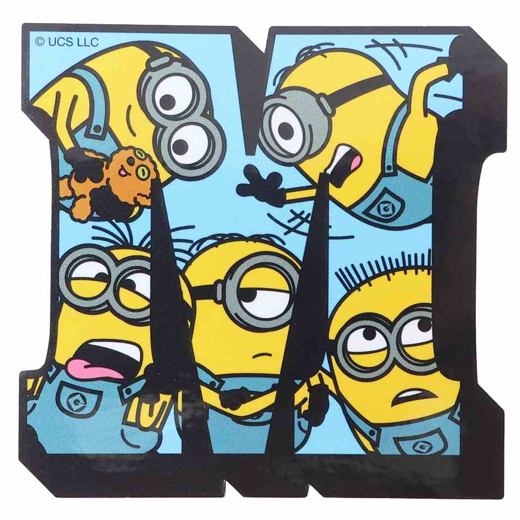 正規激安 ダイカットビニールステッカー ビッグシール ミニオンズ M グッズ キャラクター ユニバーサル映画 ラベル ステッカー Emiralia Com