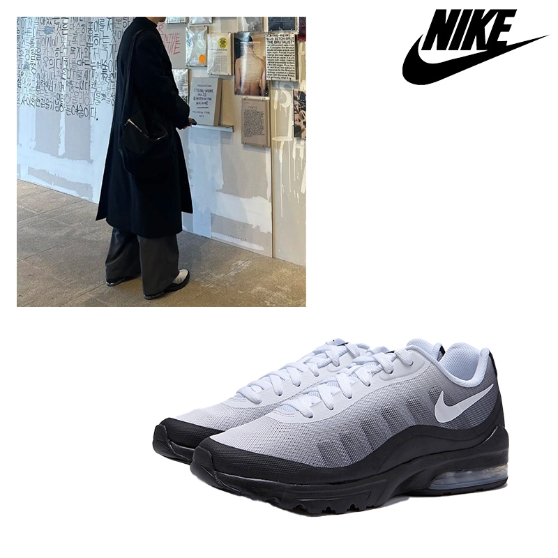 AIR MAX INVIGOR 749688-010 エアマックス 厚底 人気 グレー 黒 韓国 エアフォース スニーカー シューズ 履きやすい かわいい おしゃれ 人気 男女共用