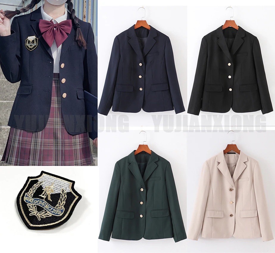 女子高生 制服 ブレザー スクールブレザー 学生服 上着 トップス 高校生 ジャケット 学生制服