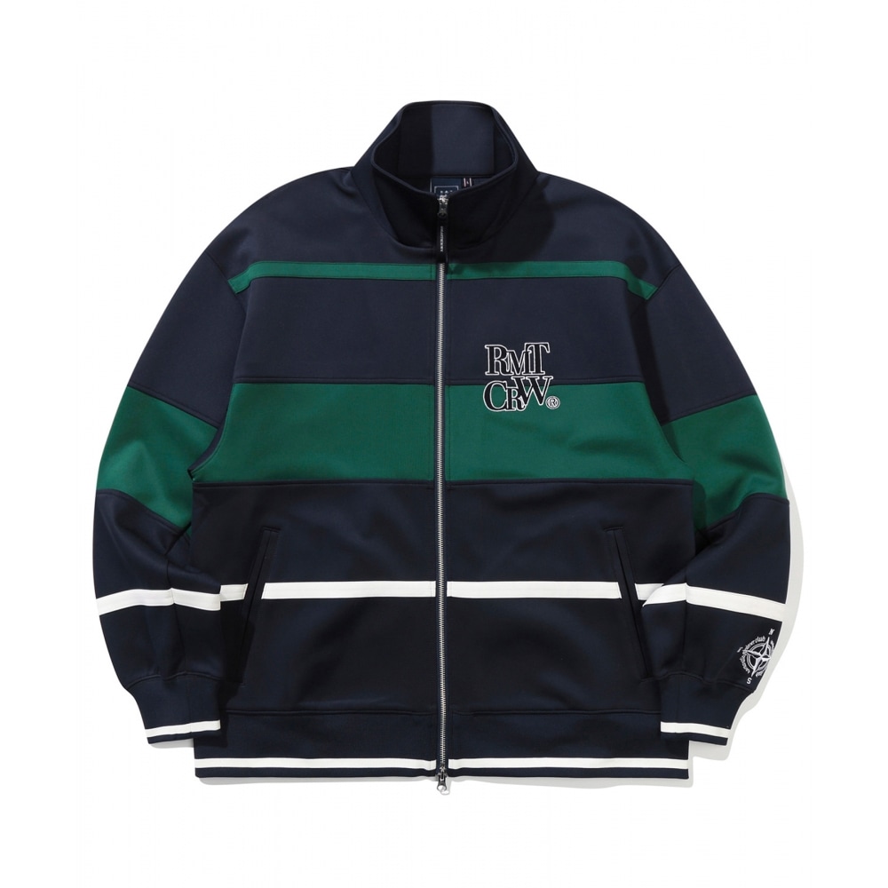 ROMANTIC CROWN RCストライプジャージ_ネイビー