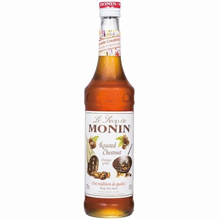 【送料無料】MONIN モナン ローステッドチェスナッツ 焼栗 シロップ 700ml12本【ご注文は12本まで同梱可能】ノンアルコール シロップ