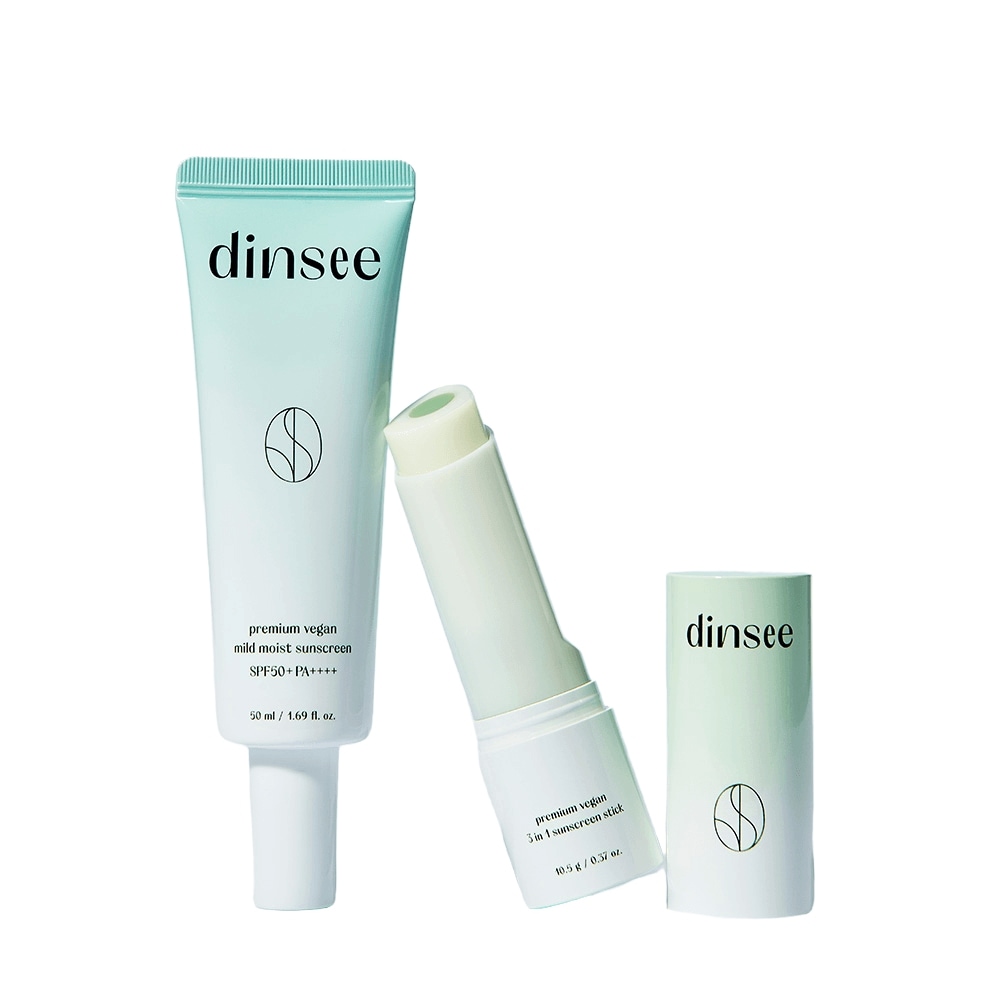 [ディンシー] プレミアム ヴィーガン マイルド サンケア (マイルド50ml+サンスティック105g) 2種セット SPF50+PA++++ (賞味期限 260125)
