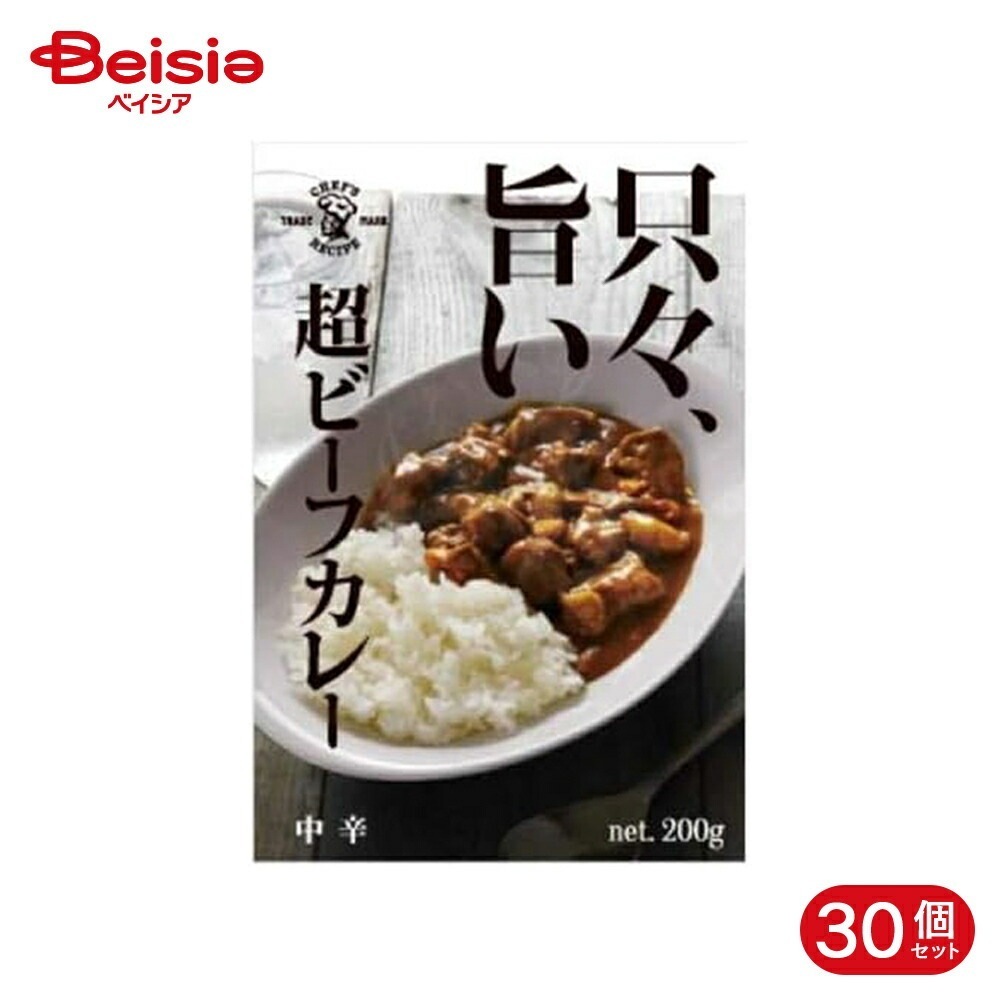 アイデアパッケージ 只々旨い 超ビーフカレー 200g 30個