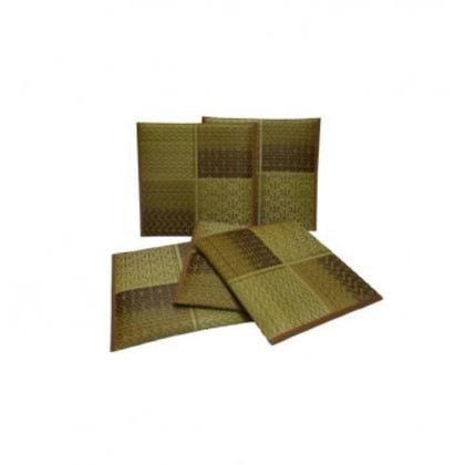 烏丸 紋織 い草座布団 ベージュ 5枚組 55x55cm TSN341020