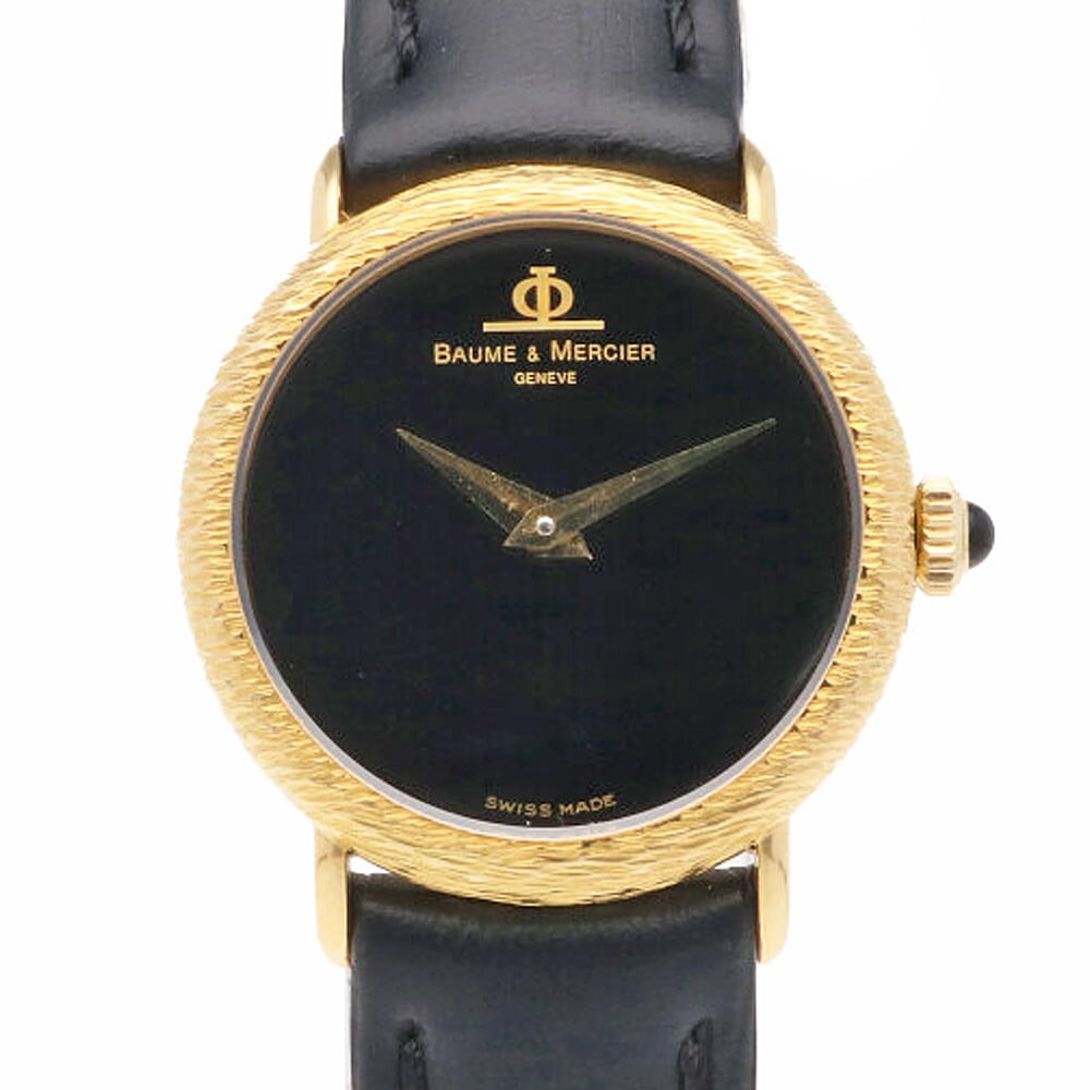 ボーム＆メルシェ 腕時計 18金 K18イエローゴールド 36662 手巻き 1年保証 Baume & Mercier 中古