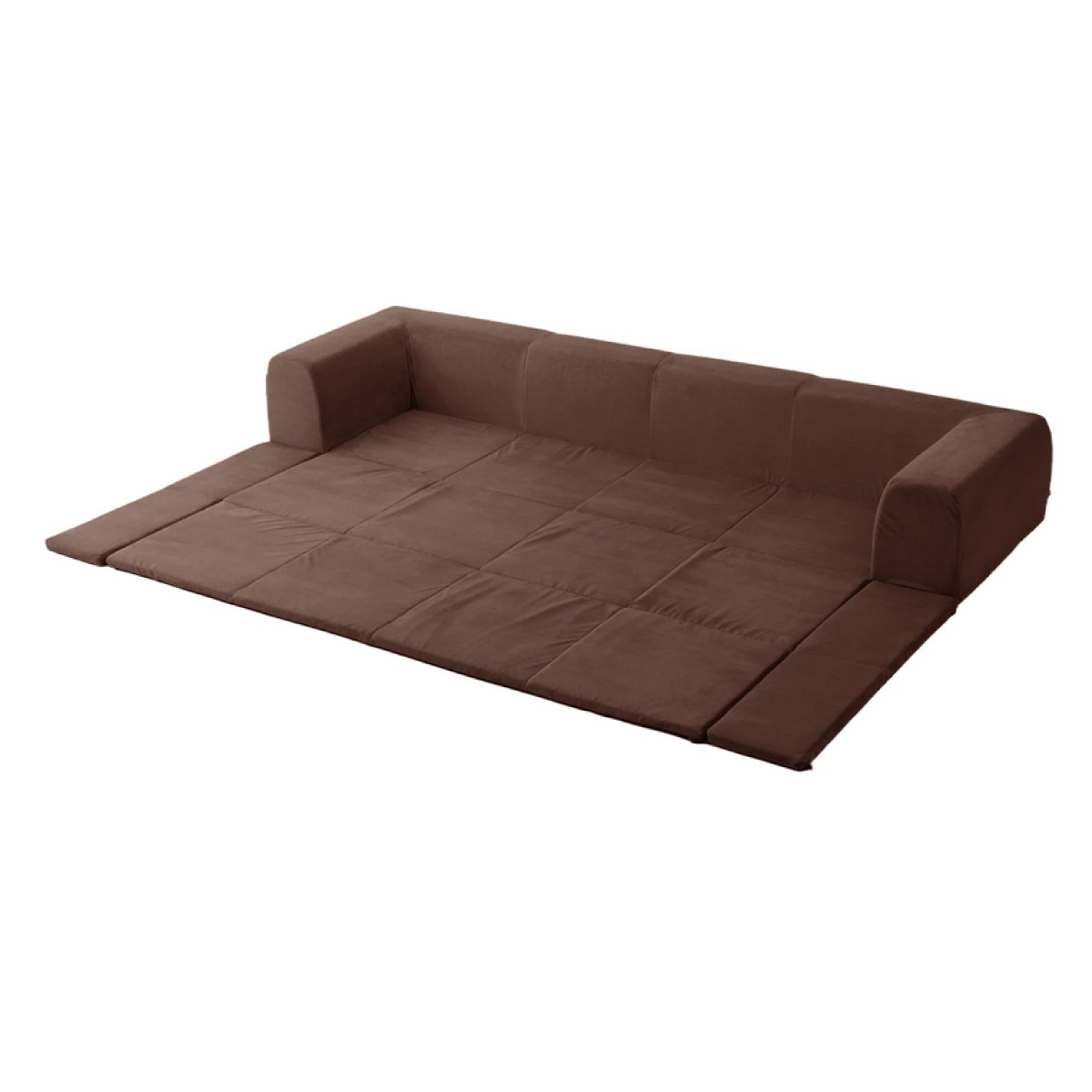 【I】セルタン CELLUTANE フロアマット付き ソファ M テクノブラウン JOUIR ジュイール カバー洗濯可 A682a-594BR キッズ プレイマット 【受注