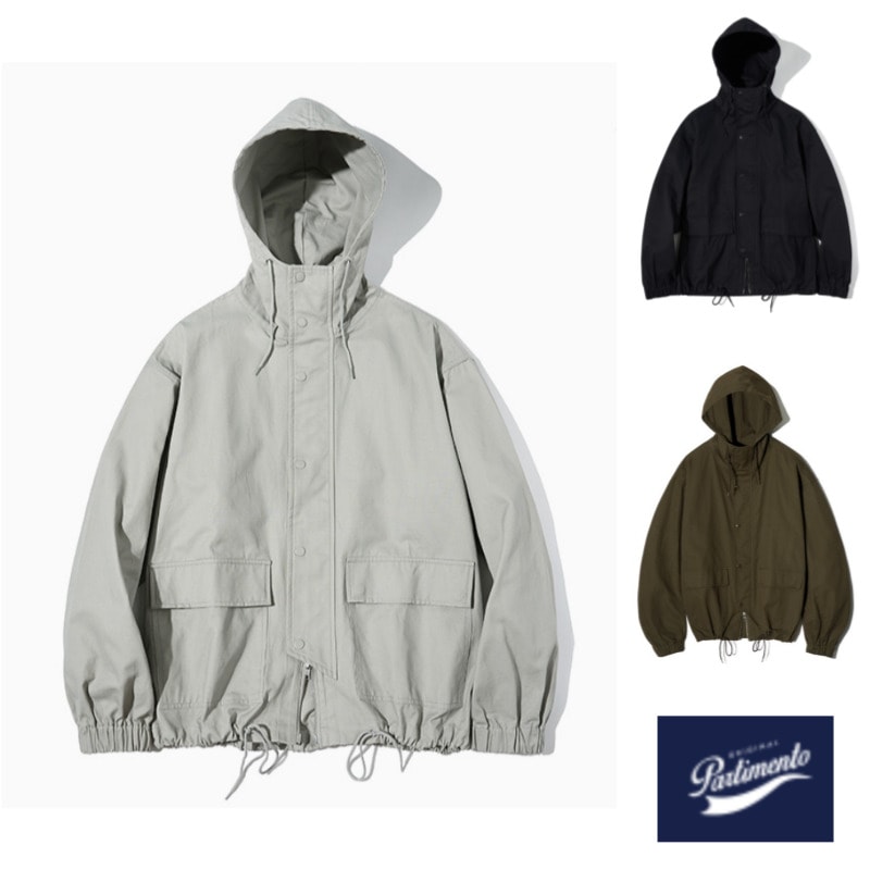 PARTIMENTO/ Cord Hoodie Zip-Up